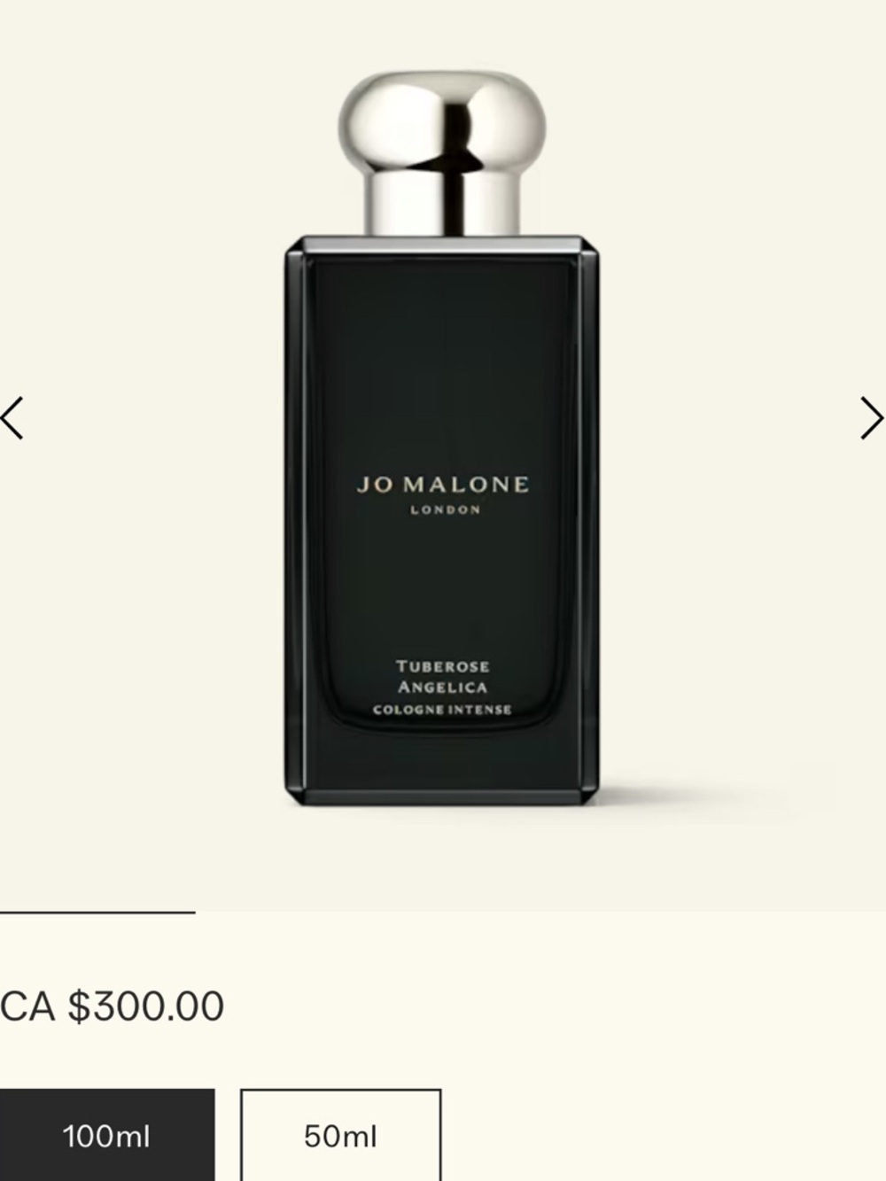 Jo Malone Tuberose Angelica Cologne Intense - 100ml